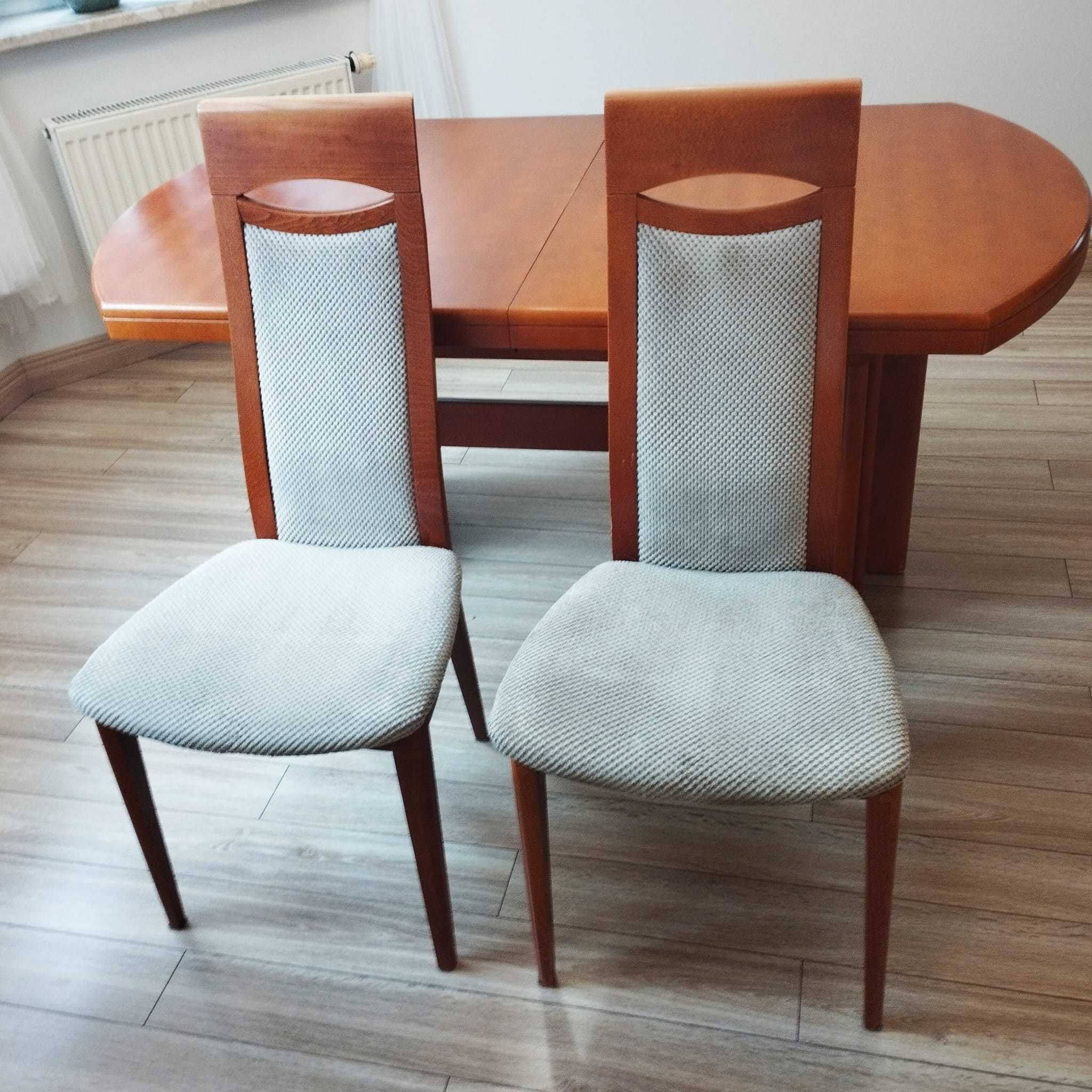Stół rozkladany + 6 krzeseł