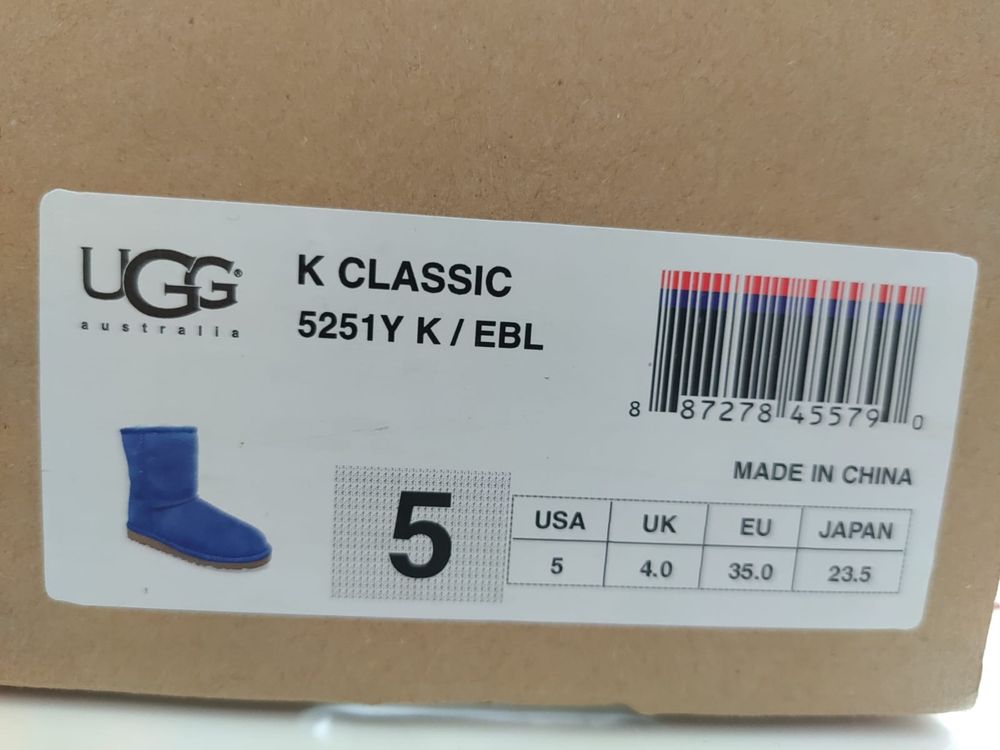 UGG синего цвета