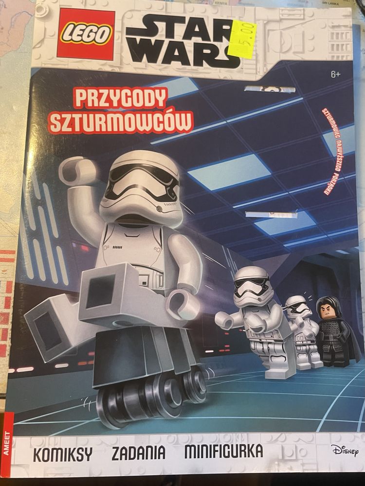 Książeczki z zadaniami i komiksami Lego Star Wars