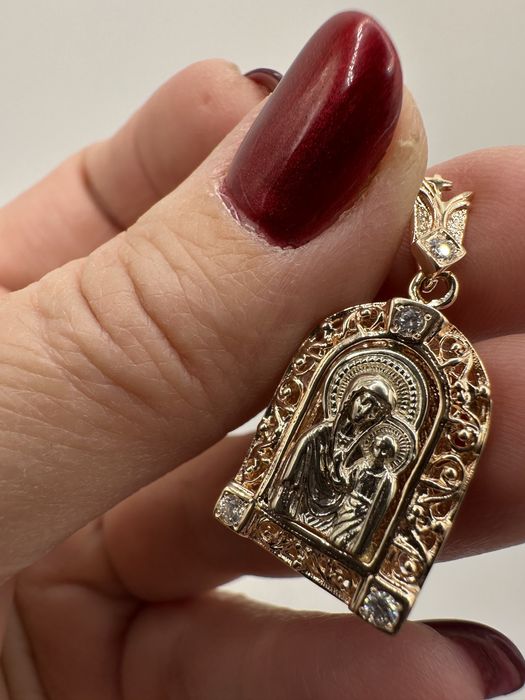 Ладанка, 5.8г ( Матір Божа з Дитям)- золото 585 проба