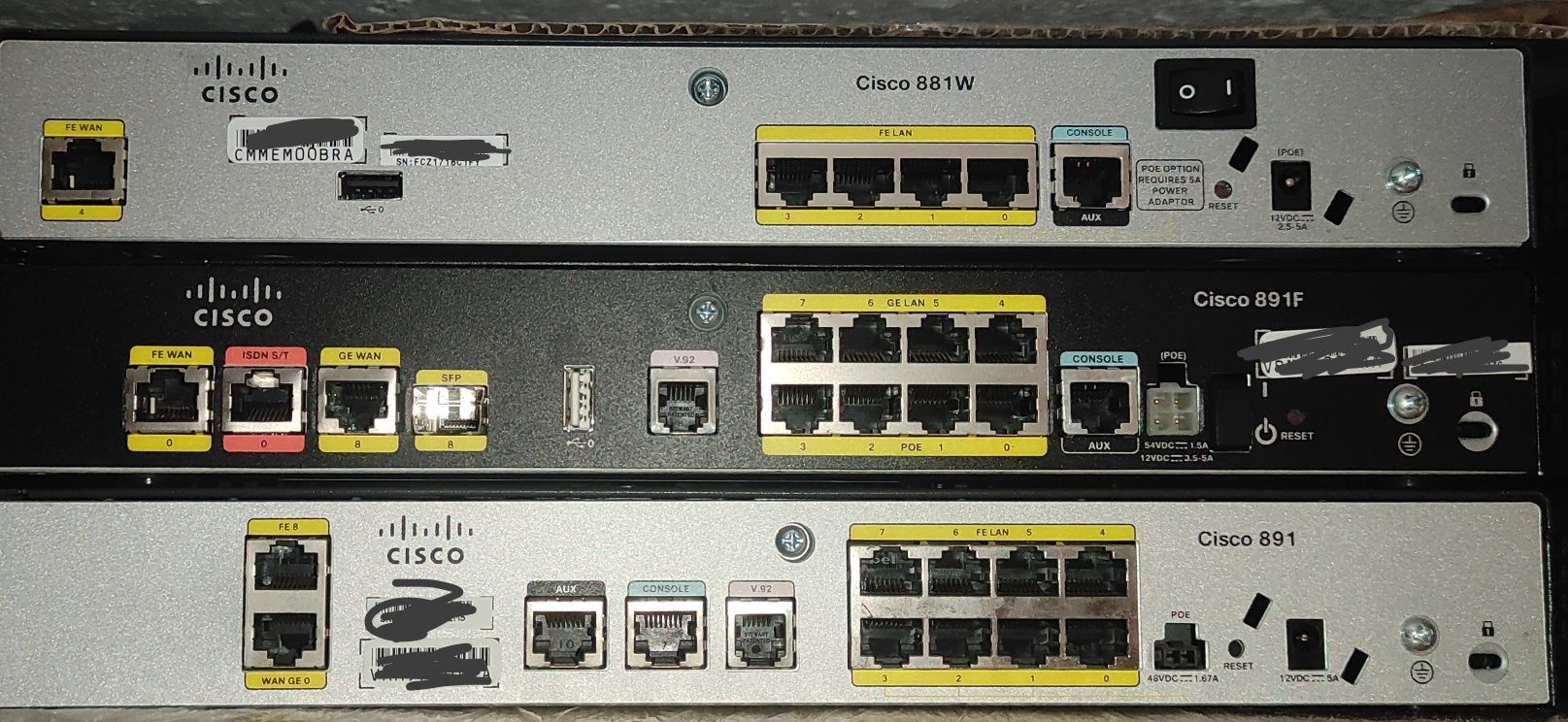 Маршрутизатори Cisco 881 / 891 | Ідеальні для офісу, бізнесу, навчання