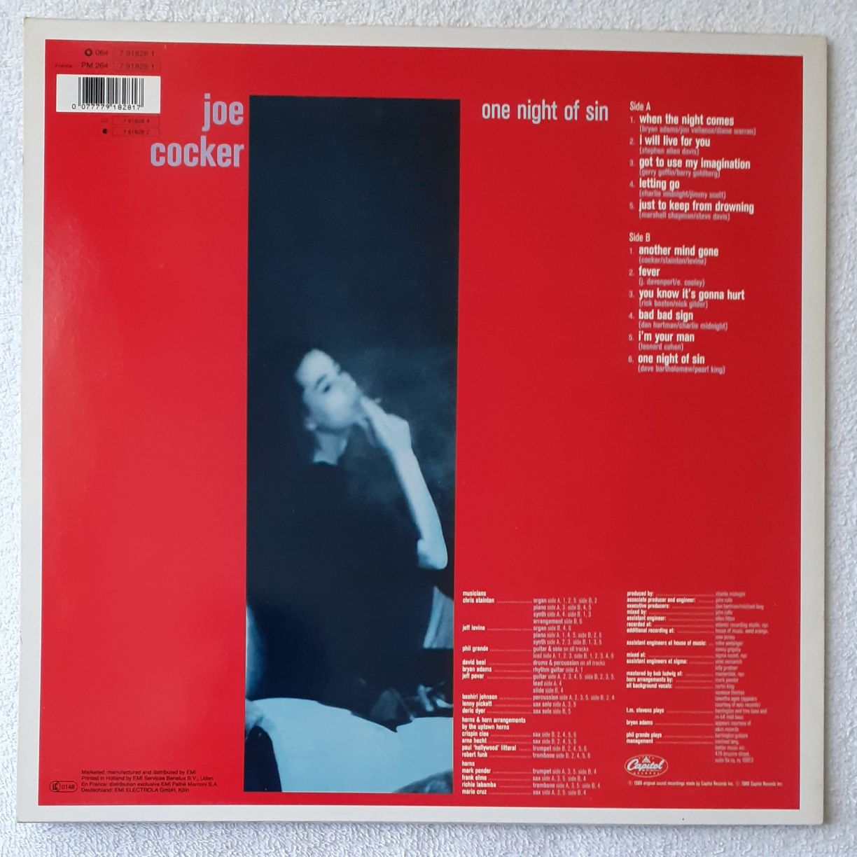 Joe Cocker – One Night Of Sin (Vinyl, LP, Album)