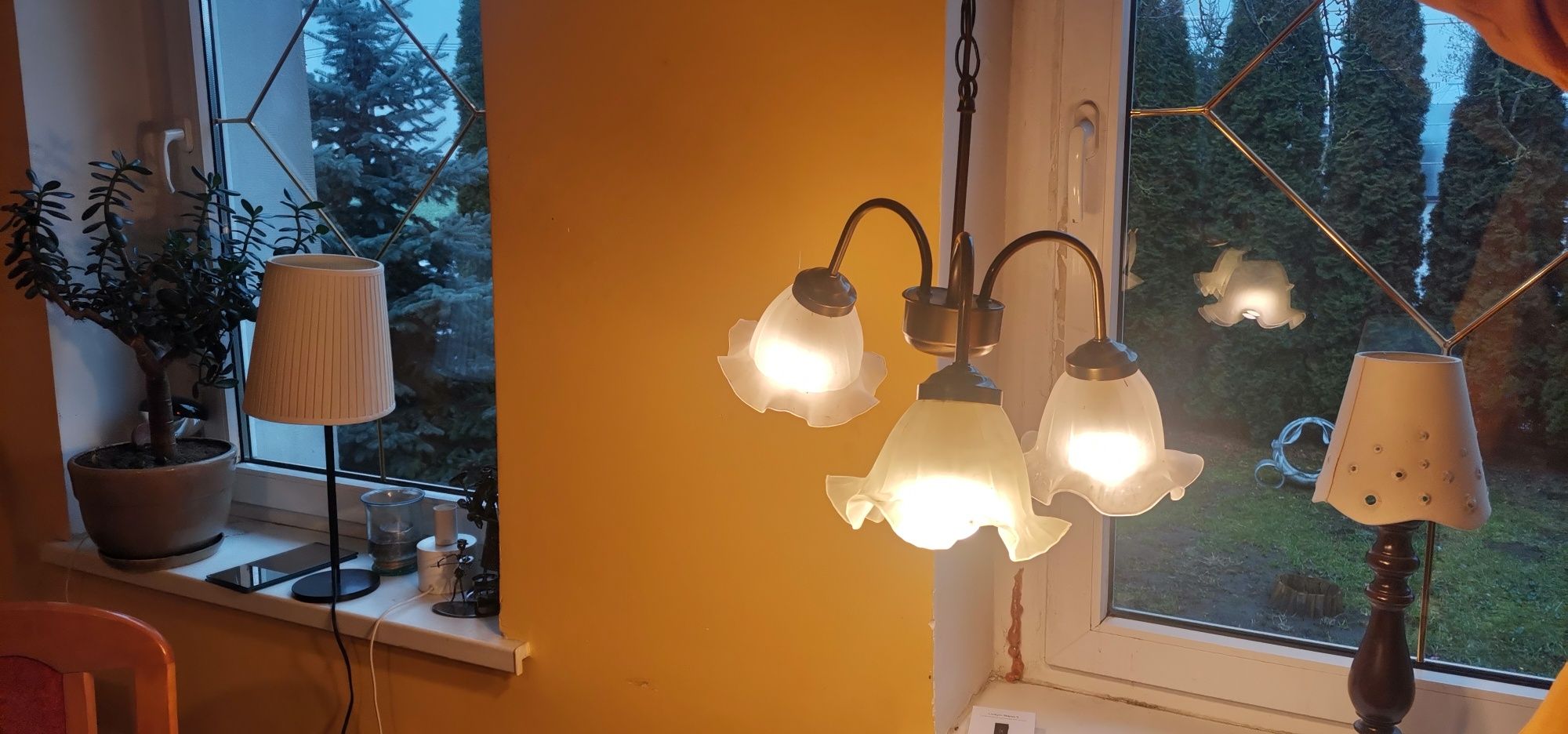 Lampa żyrandol 3 punkty stylowy