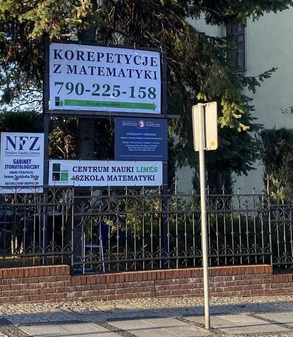 Korepetycje z matematyki z korepetytorami z Centrum Nauki Limes.