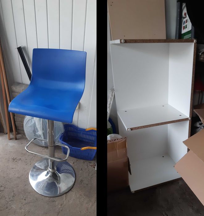 Krzeselko, stolik, regal - meble używane skaner Honeywell MS9520