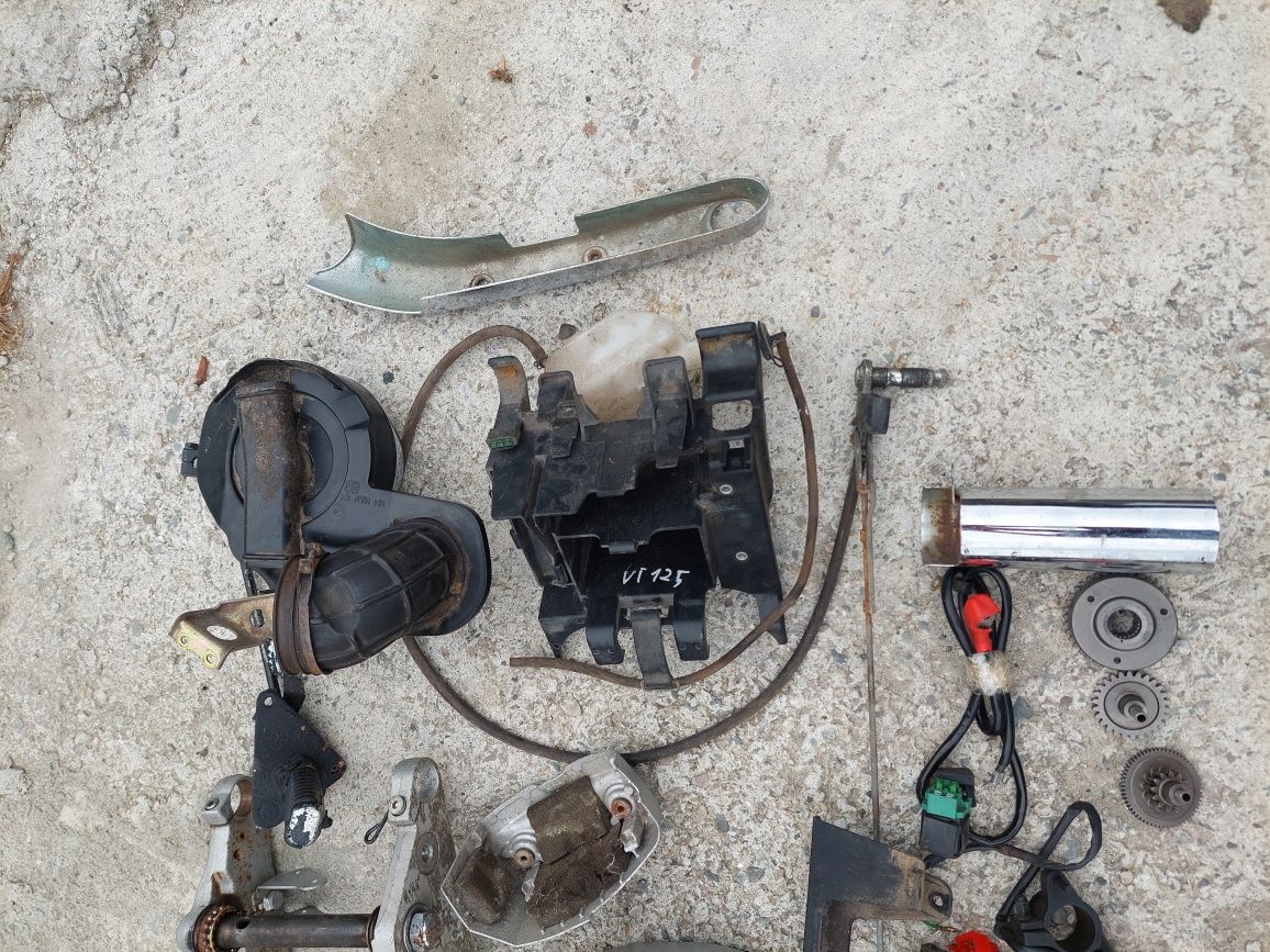 Honda shadow vt 125 koło moduł dekiel instalacja półki set chrom sprzę