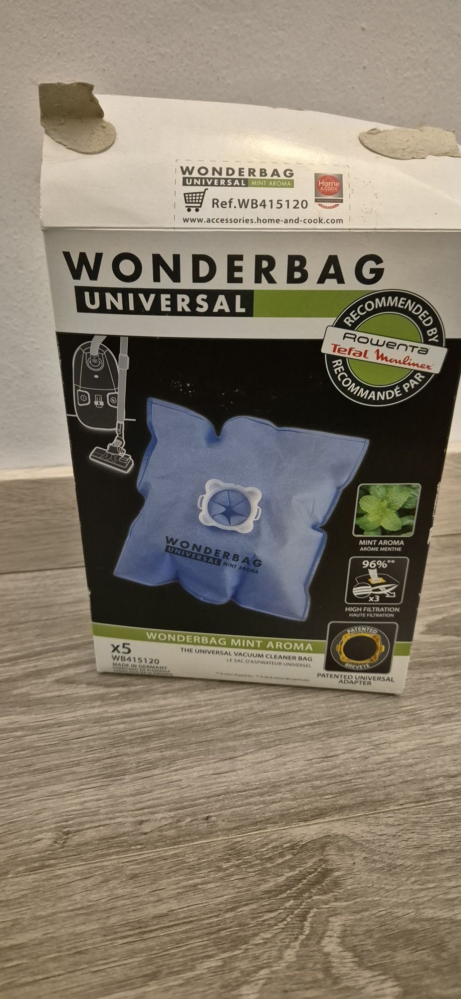 Rowenta wonderbag universal menta
