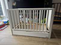 Łózeczko Woodies Smooth Cot 120x60