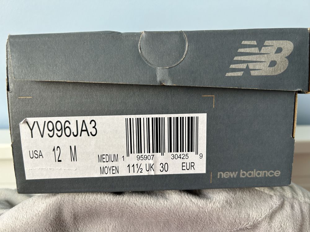 New Balance dziecięce 30 buty sportowe tkanina czerwone