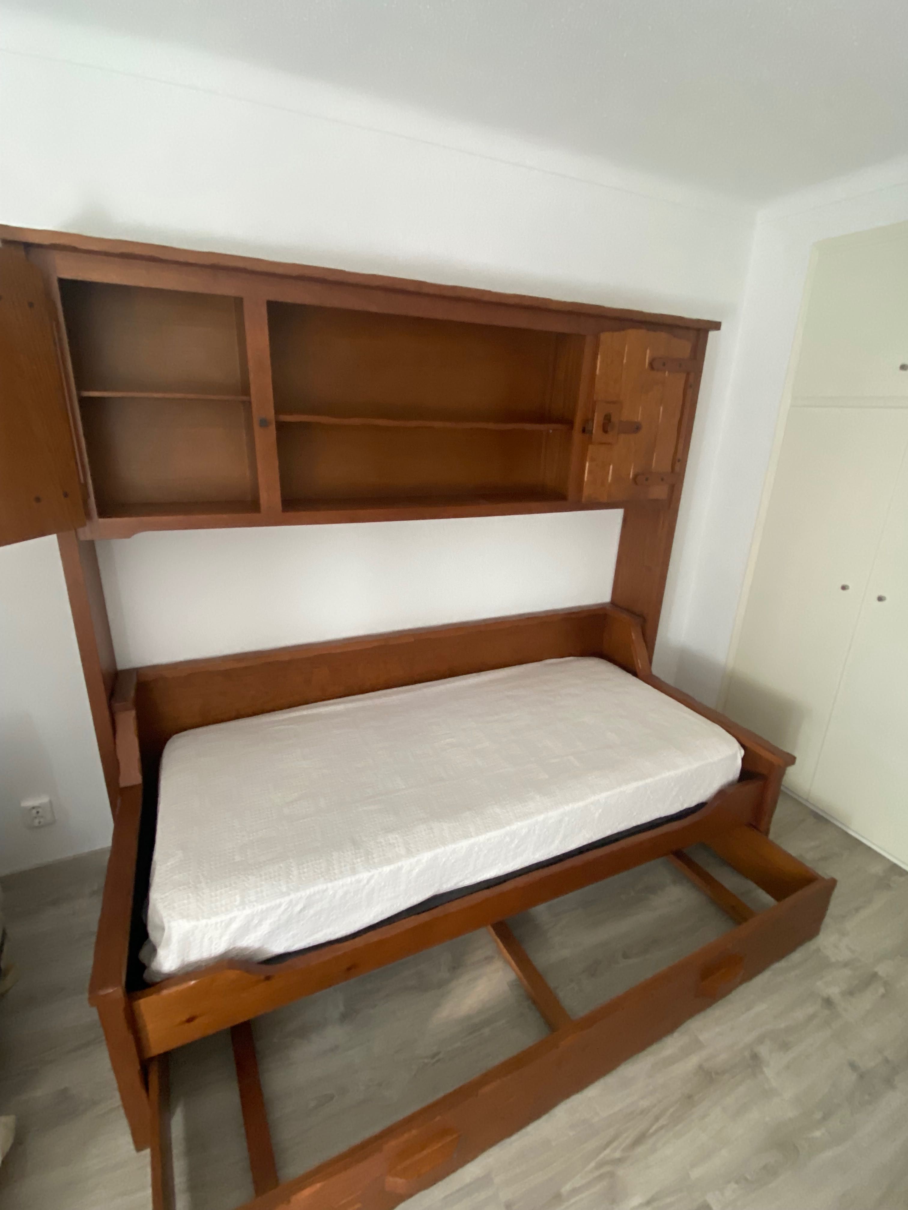 Estúdio com cama e gavetão