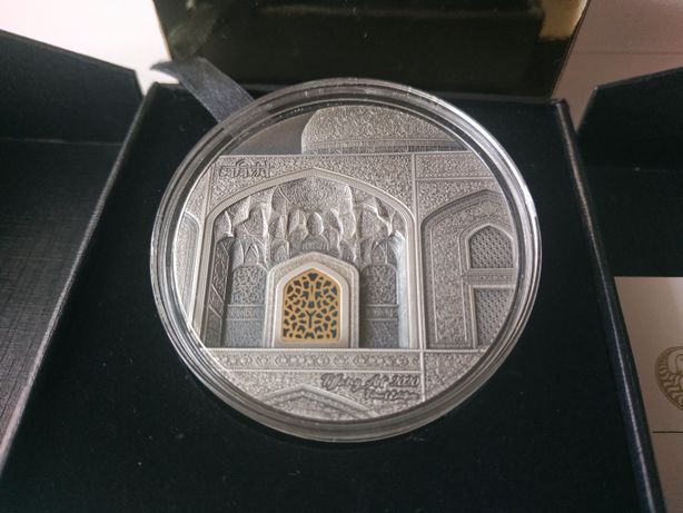 srebrna moneta kolekcjonerska Palau 2020 Safavid z serii Tiffany art