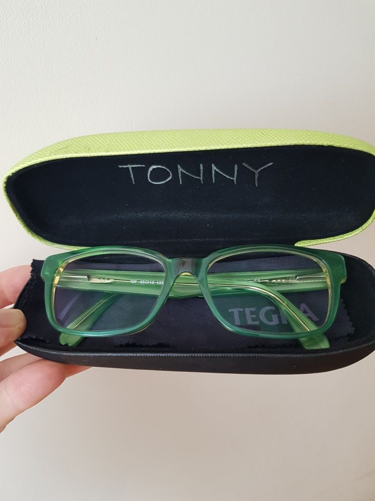 Okulary zerowki zielone od optyka
