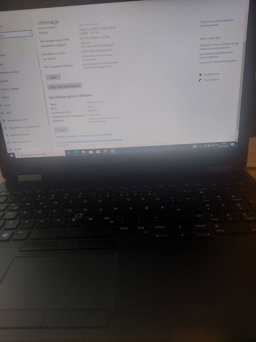 Dell Latitude E5540  ekran 15,6" cpu i5-4300U 4x1,9GHz SPRAWNY