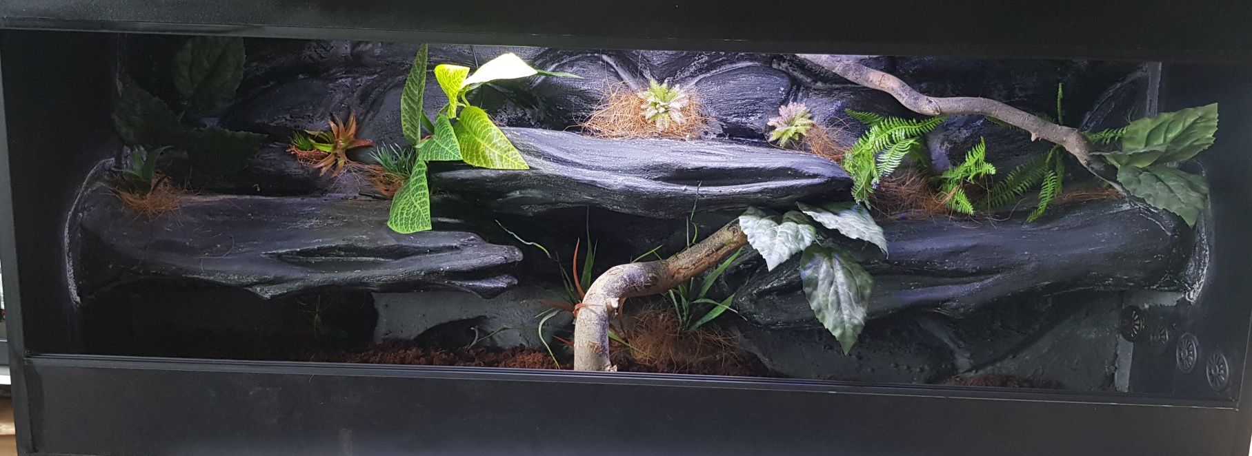 Terrarium 130x40x60 z pełnym wyposażeniem