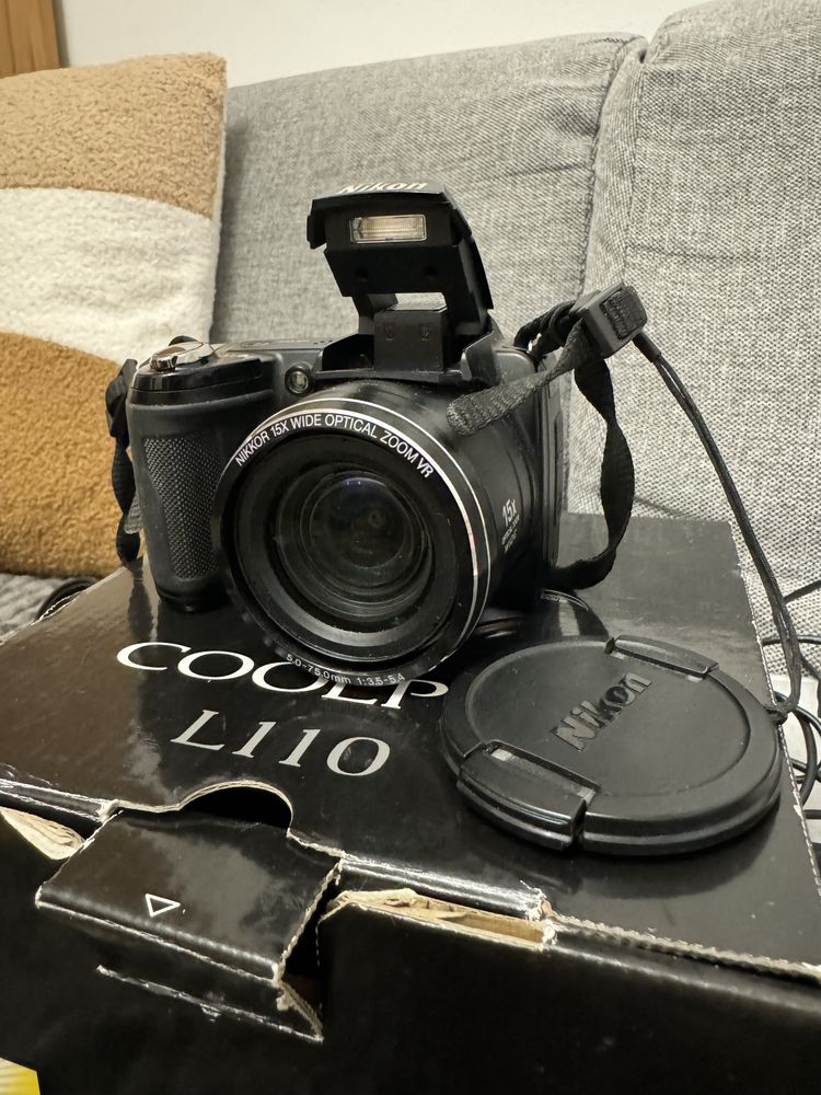 Aparat fotograficzny Nikon Coolpix L110 komplet + dodatki