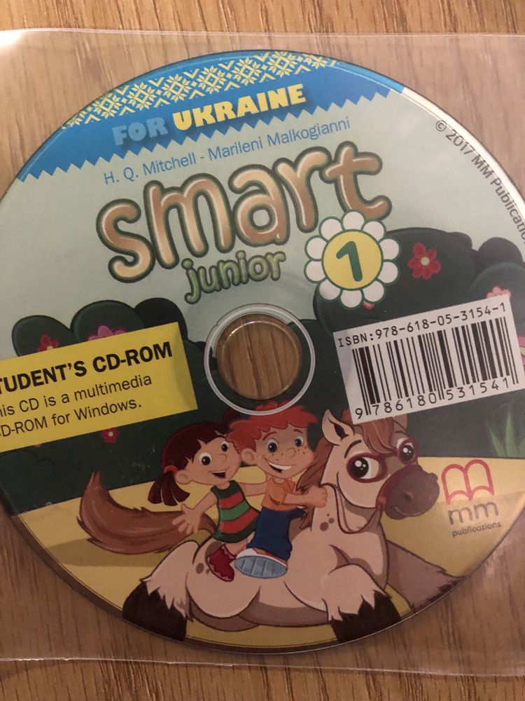 Smart Junior 1 клас диск cd