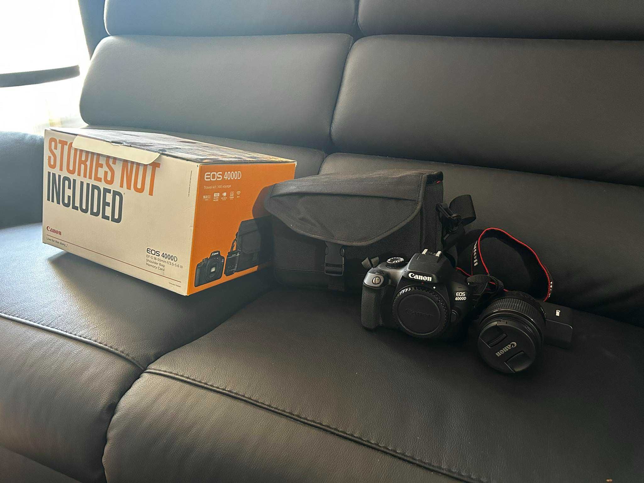 NOWY aparat Canon  eos 4000D z torbą przenośną