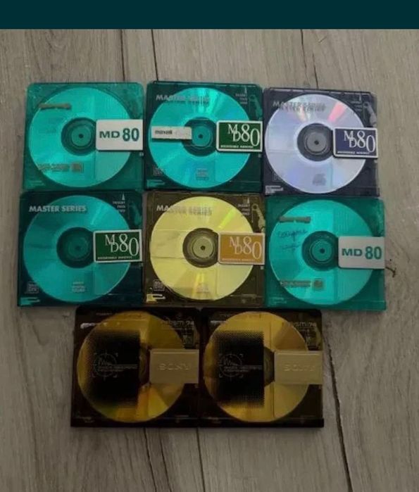 MiniDisc Soni , Master 100 zł za 4 sz