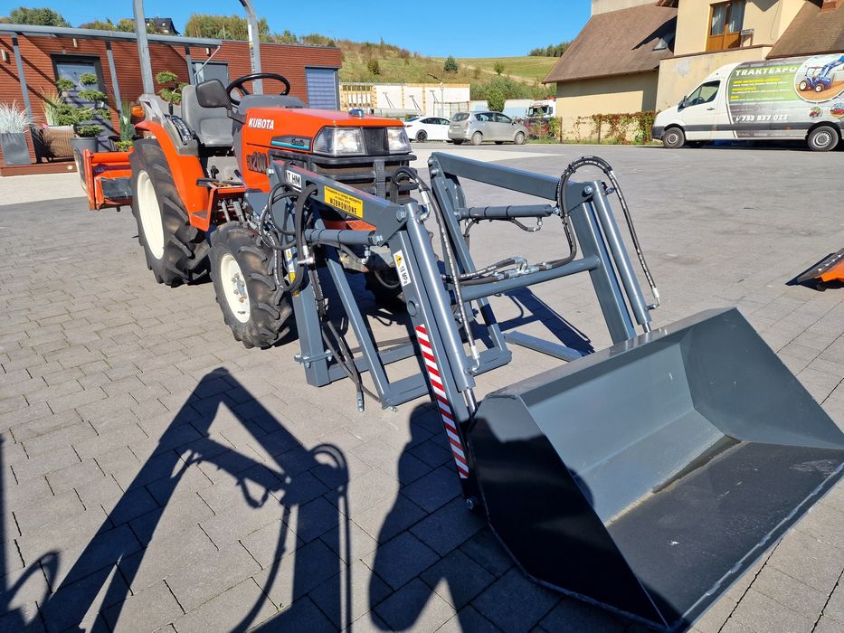 Mini traktor Kubota GB200,wspomaganie kierownicy.japoński traktorek,