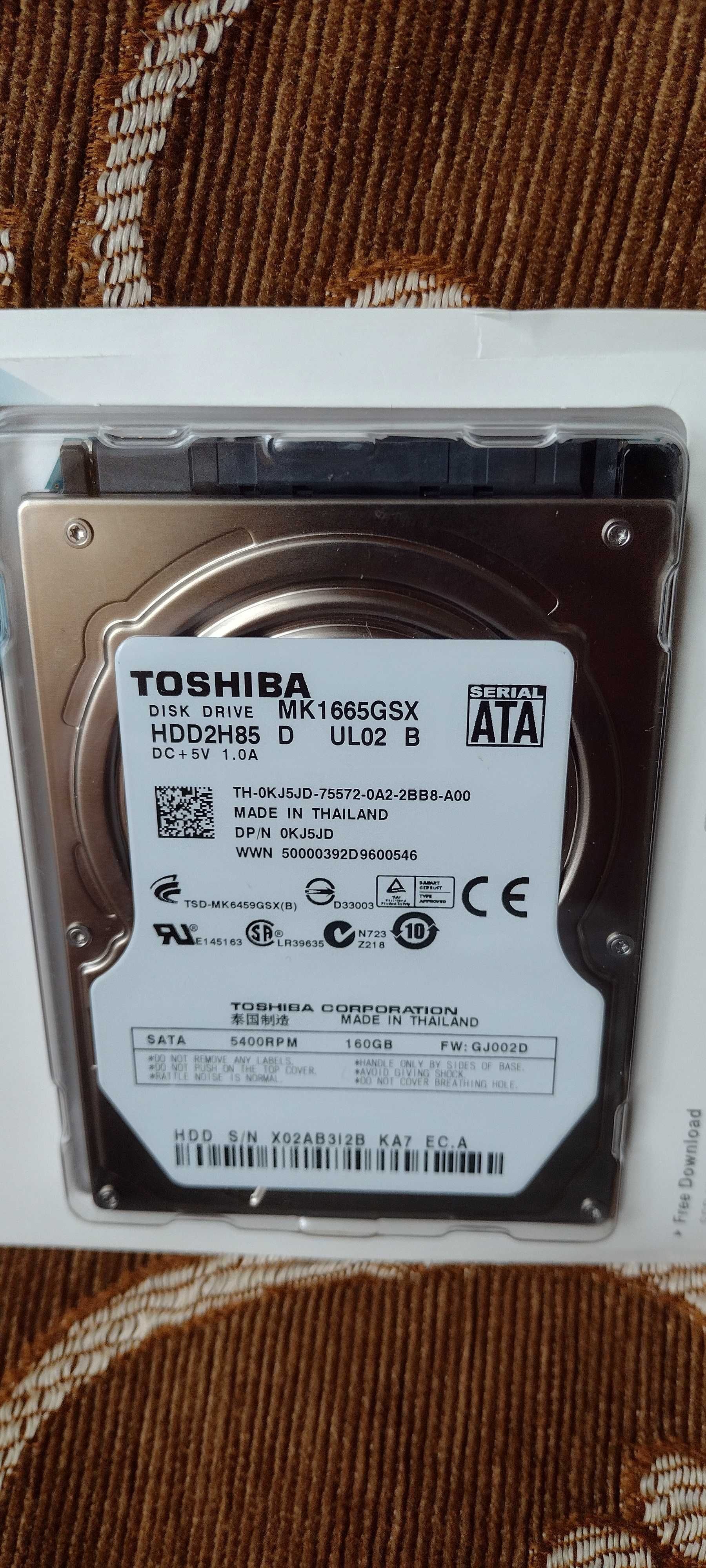 Жёсткий диск для ноутбука Toshiba 160