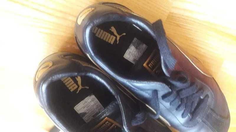 Adidasy sportowe Puma 37 czarne +złote