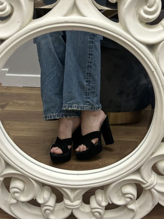 Klapki na słupku prima moda 36