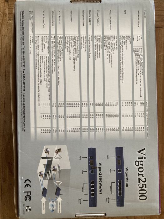 DrayTek Router Vigor 250064550238917762124