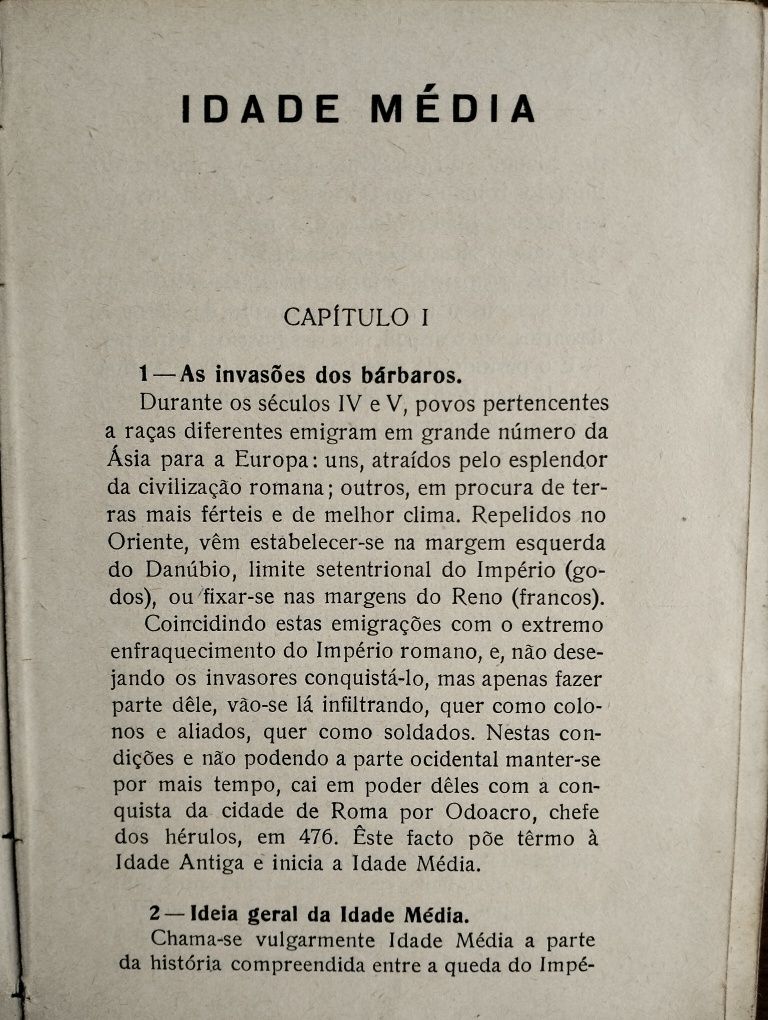 Compêndio de História da Idade Média, Moderna e Contemporânea