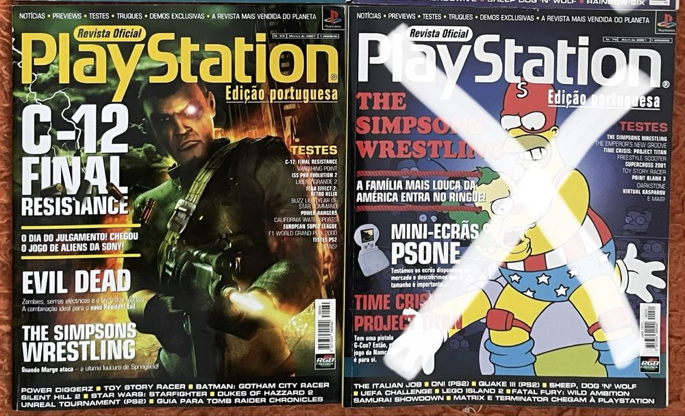 Revistas Playstation Portuguesas antigas