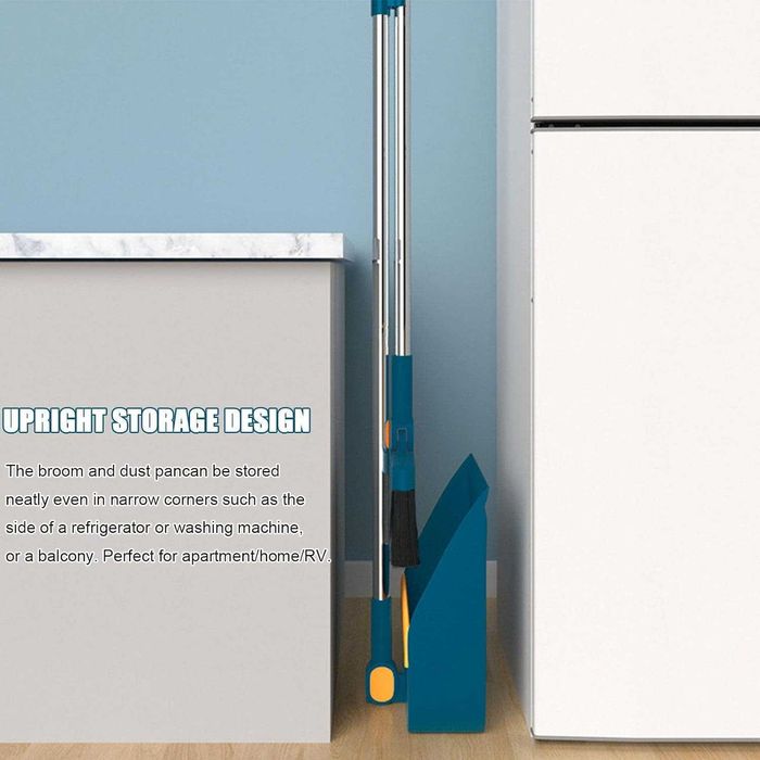 Miotła szczotka zmiotka na drążku z szufelką , zbierakiem na wodę