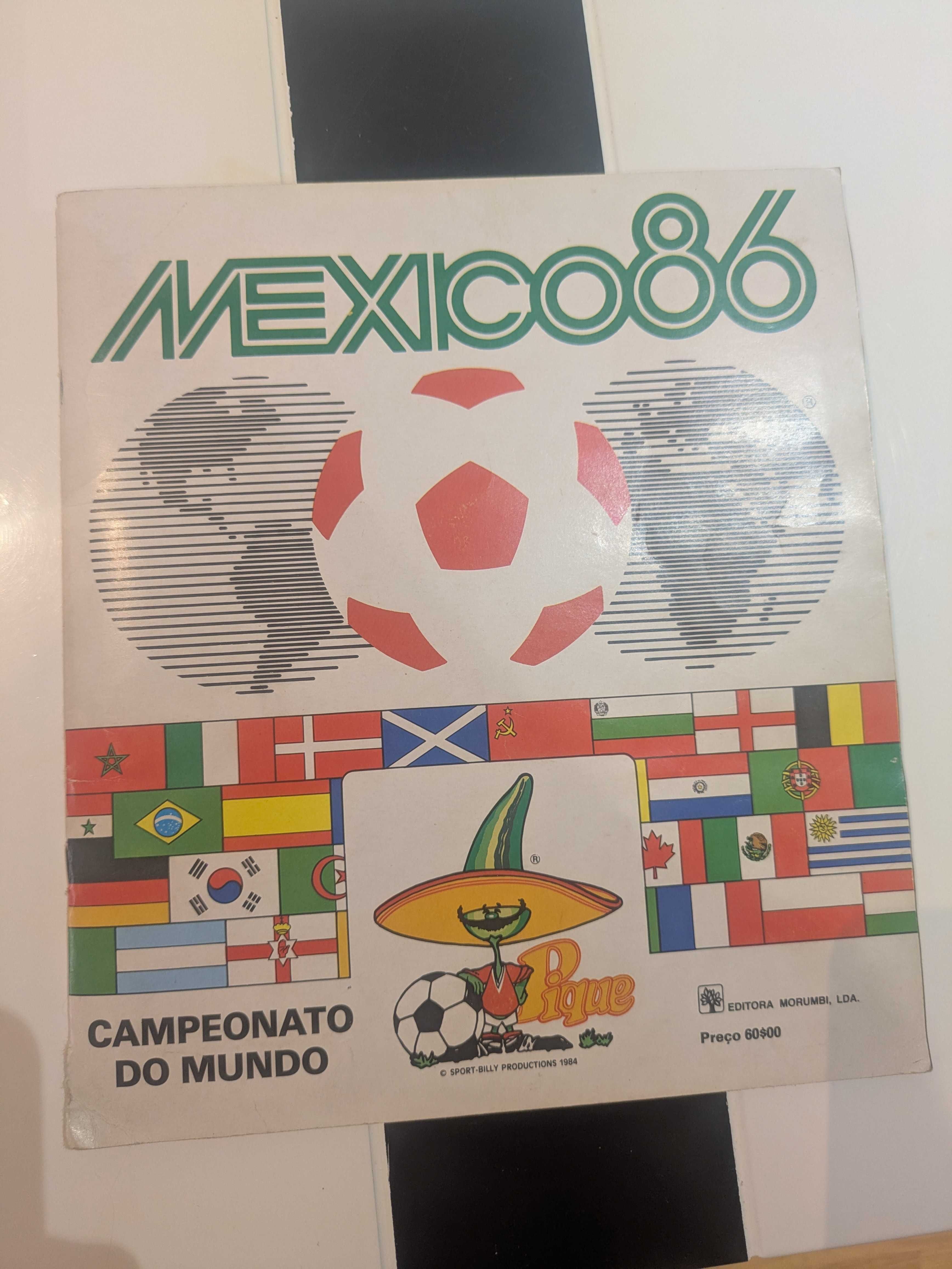 CADERNETA CROMOS - Campeonato do Mundo - México 86 [incompleta]