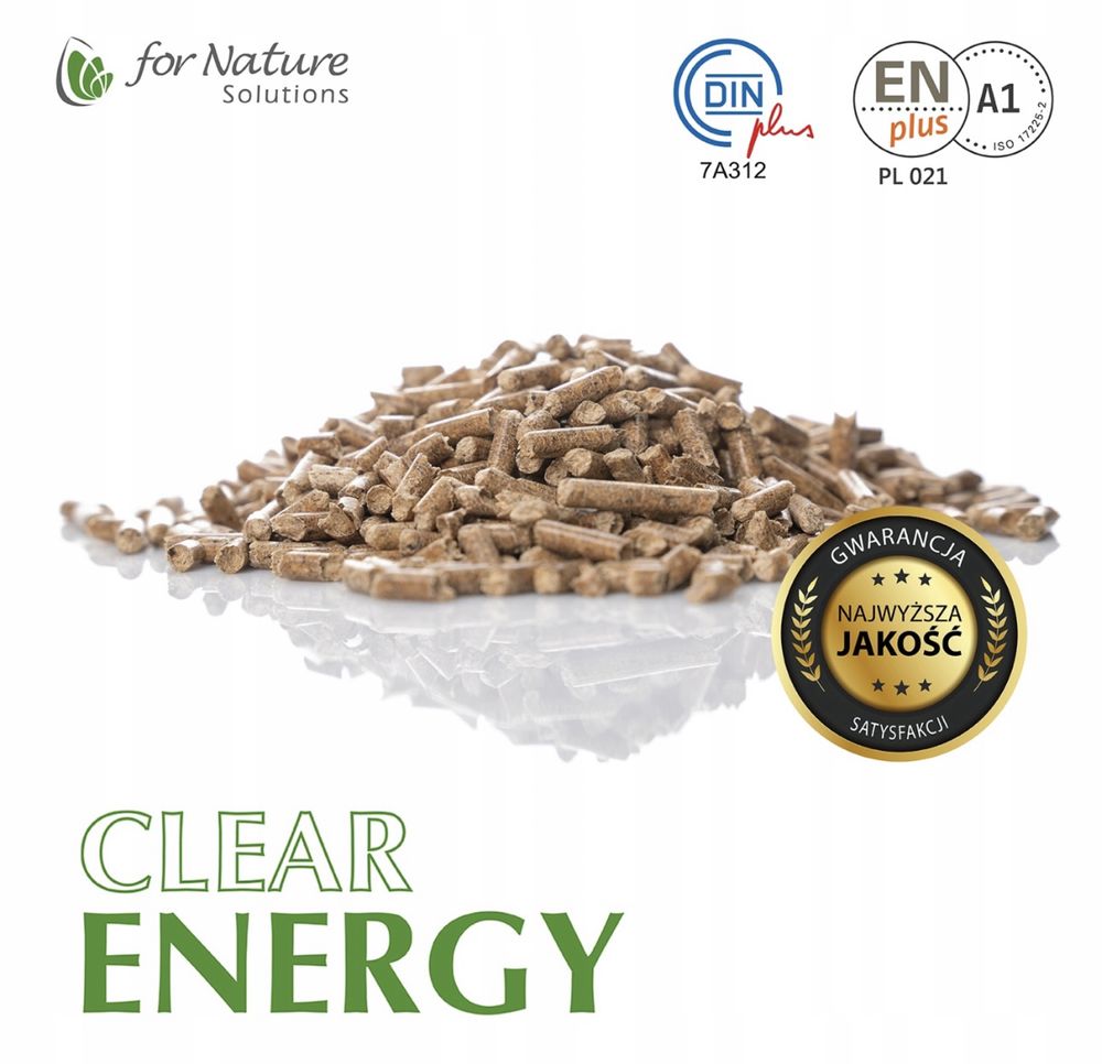 CLEAR ENERGY PELLET 6mm,EN Plus A1,Din Plus.Transport HDS/Winda