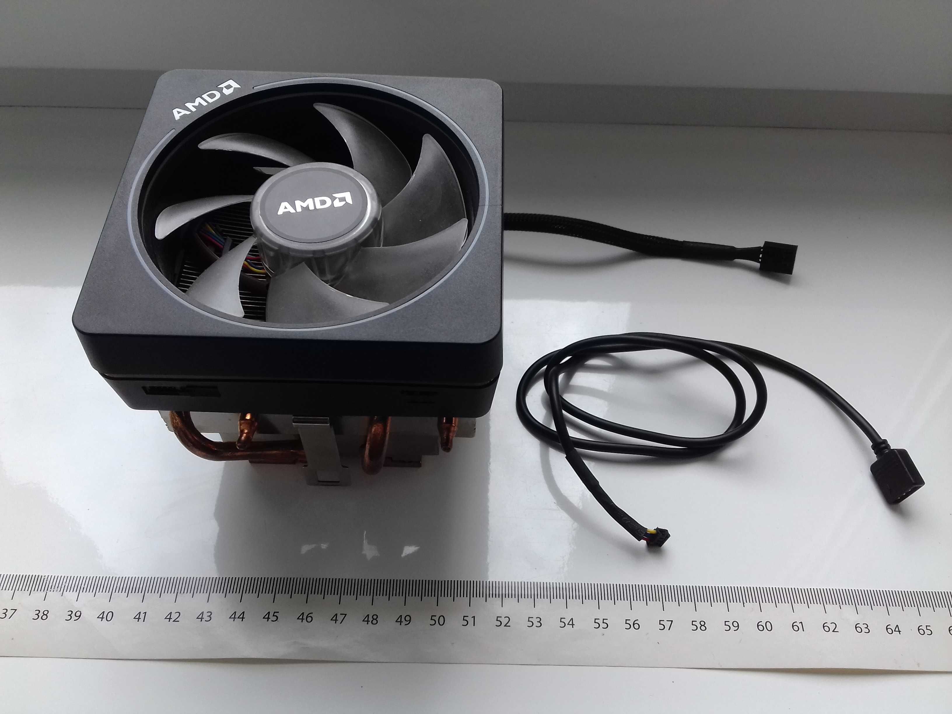 AMD Wraith Prism chłodzenie z kablem do kontroli oświetlenia ARGB, CPU