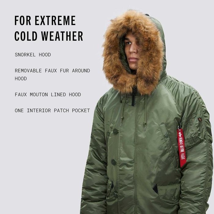Парка Alpha Industries N-3B куртка зимова MJN31210C1_001