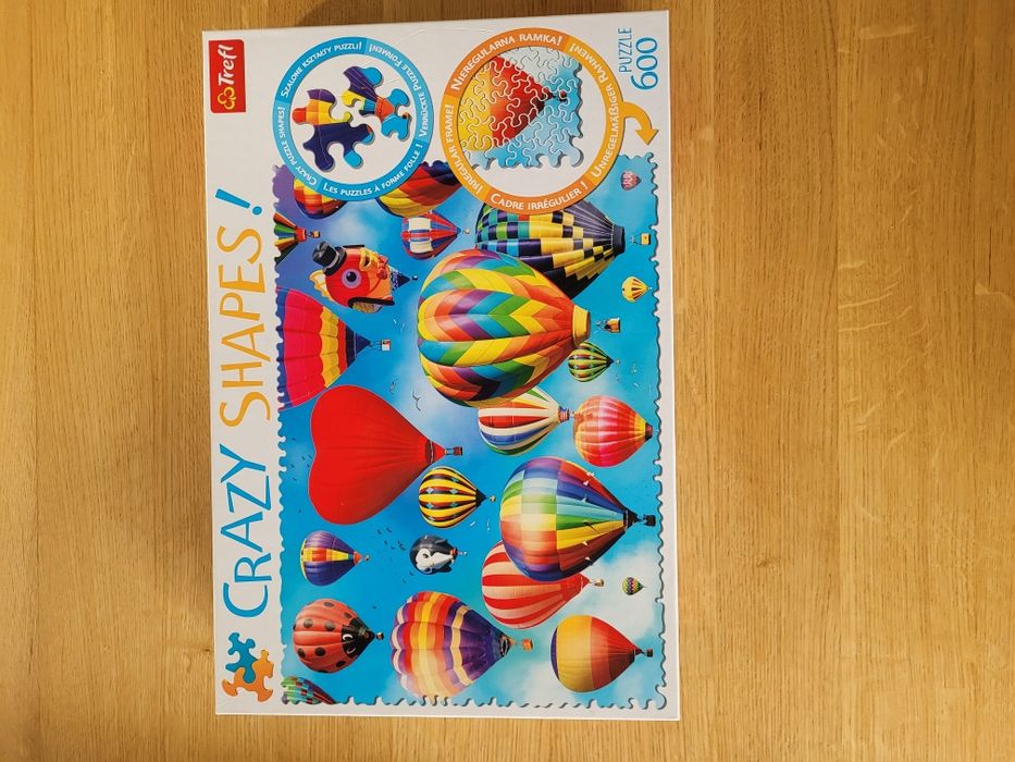 Trefl crazy shapes puzzle balony 600 elementów