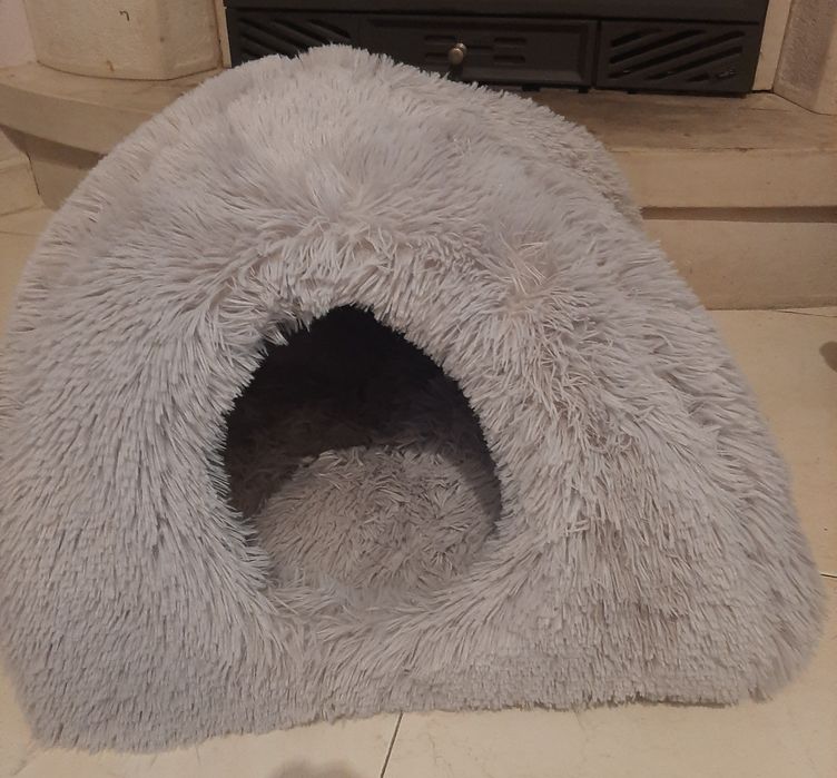 nicho iglo para gatos cães almofada