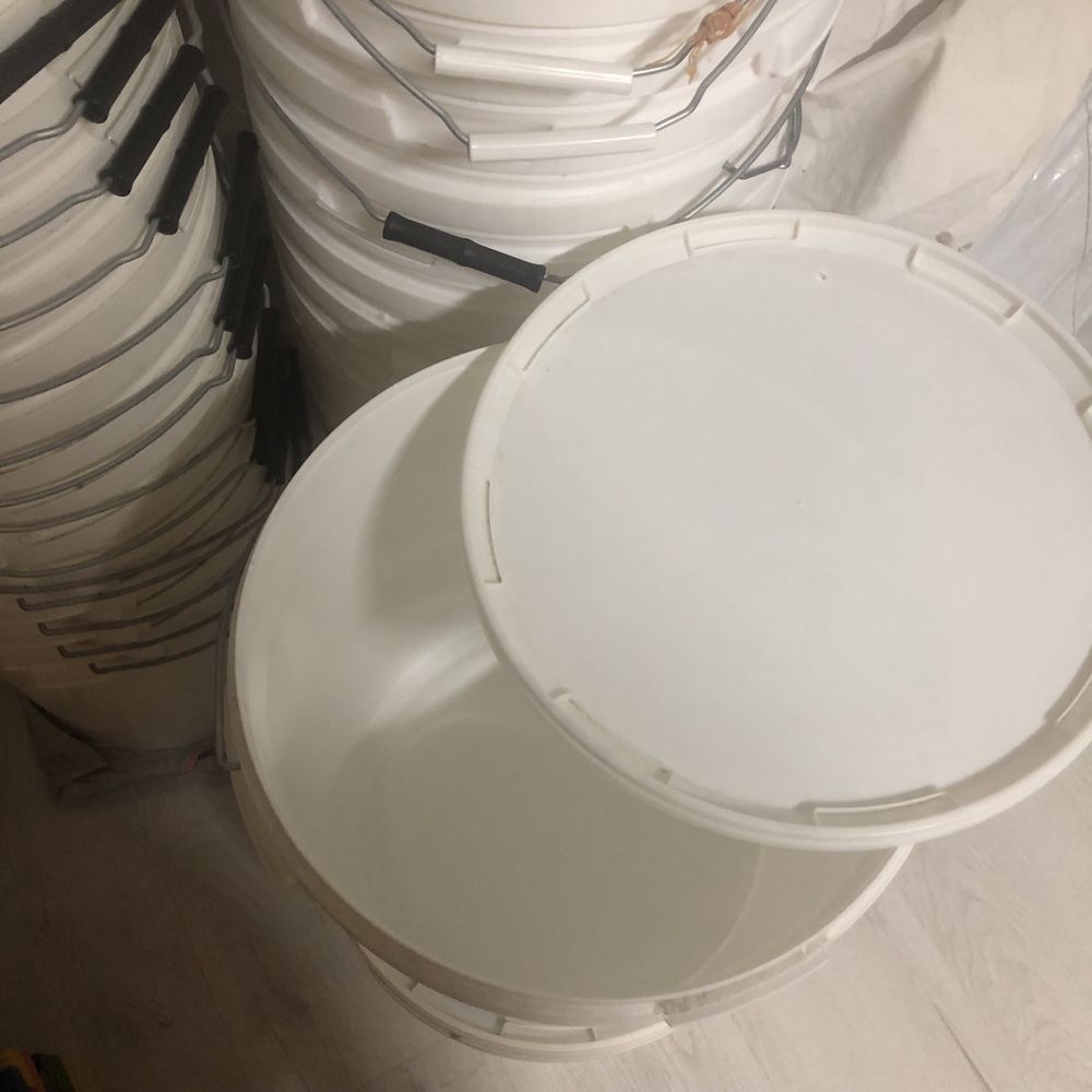 Wiadro plastikowe 20l białe