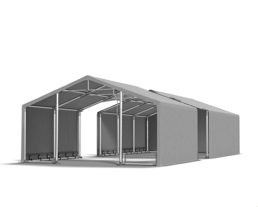 8x20x2m Hala Namiotowa CAŁOROCZNA  Namiot Magazynowy WINTER+ 600g DAS