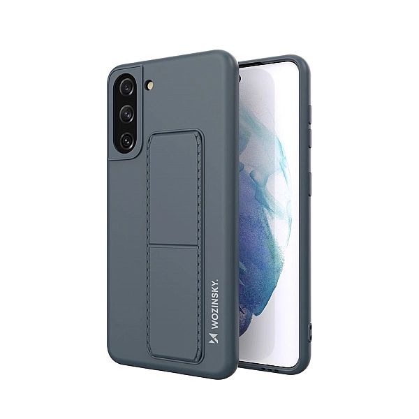 Wozinsky Kickstand Case elastyczne silikonowe etui z podstawką Samsung