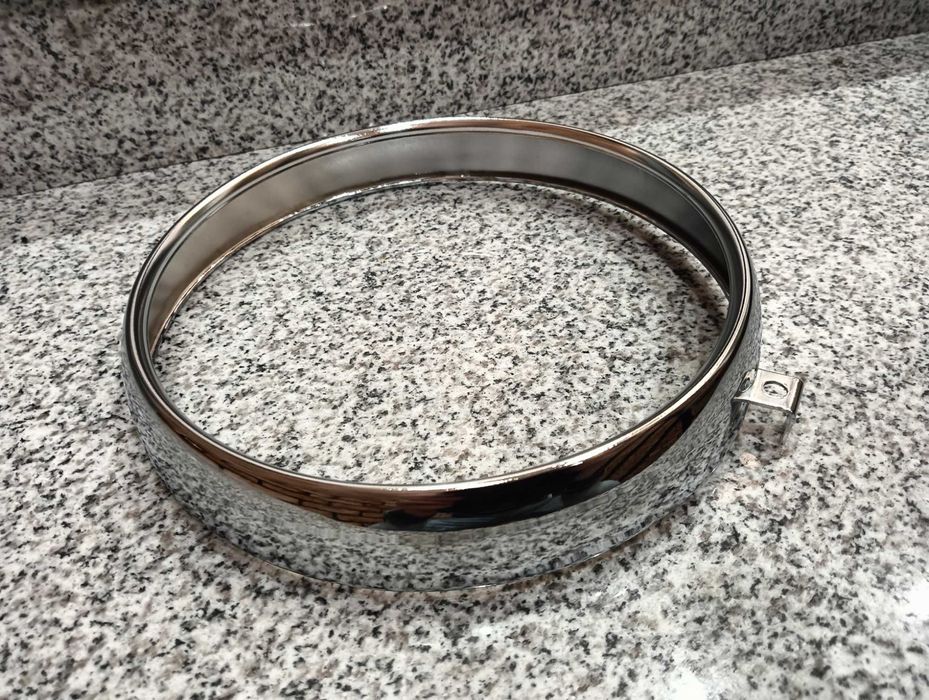 Nowa ramka chrom lampy przód mz ts 250