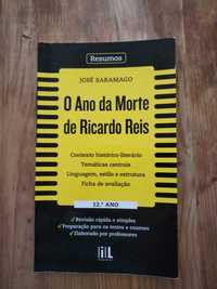 Livro de Resumos da obra "O ano da morte de Ricardo Reis
