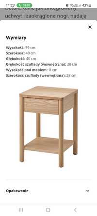 Nowy stolik ikea tonstad