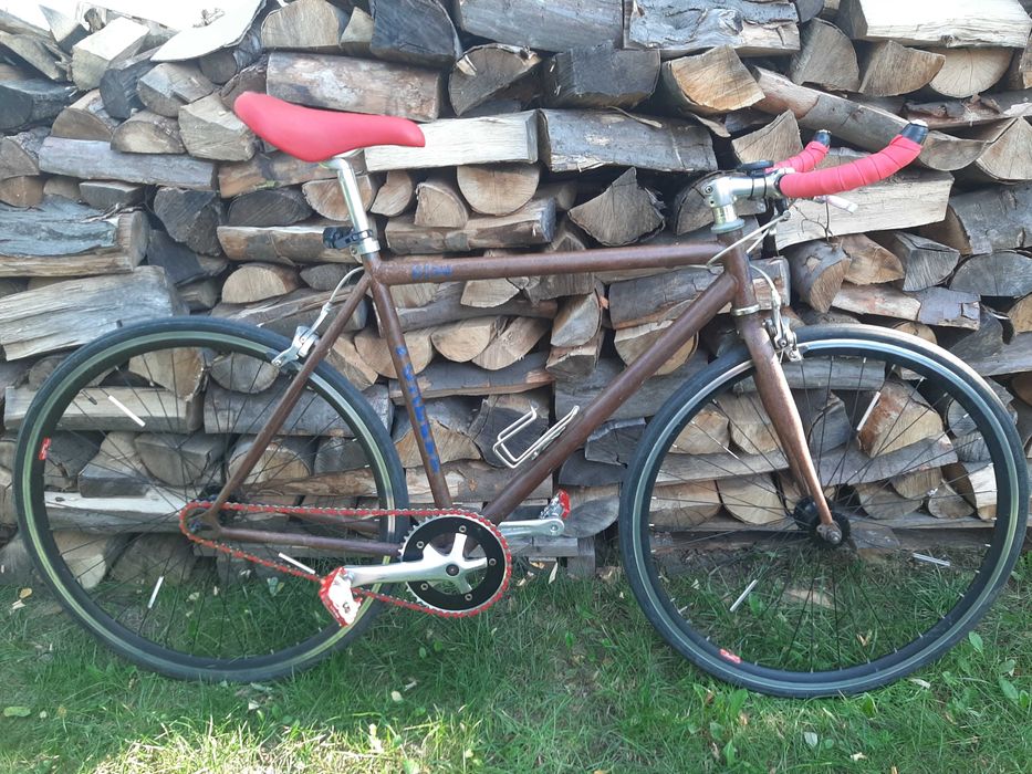 Rower fixie bike rost style 28" Forelle Blau ostre koło szosa