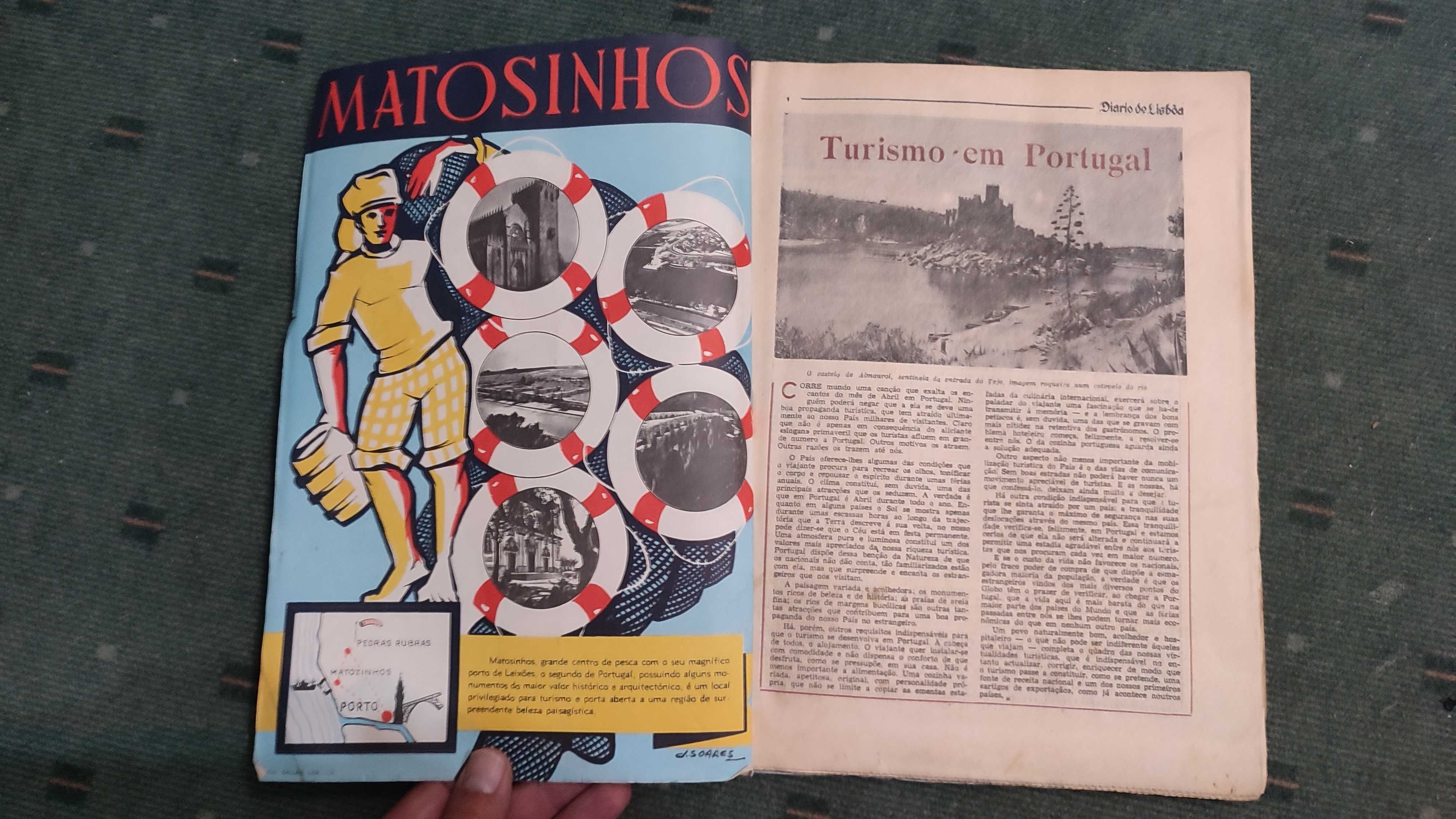 Suplemento Especial do Diário de Lisboa dedicado ao turismo-Julho 1958