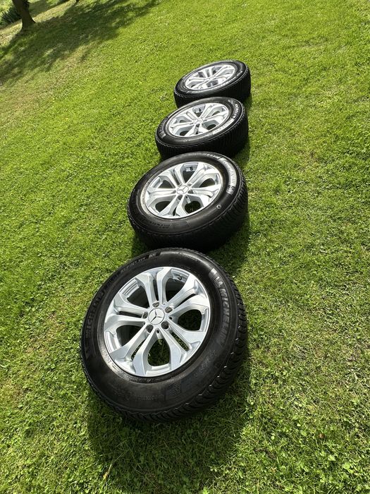 Opony zimowe MICHELIN-4222r+ORYGINALNE Felgi Aluminiowe 17’’ Mercedes