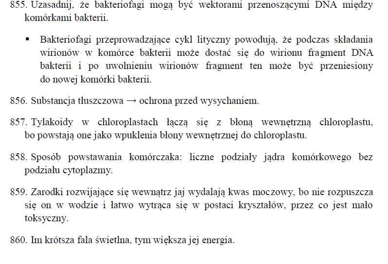Zeszyt błędów z biologii - notatki z korepetycji z egzaminatorem