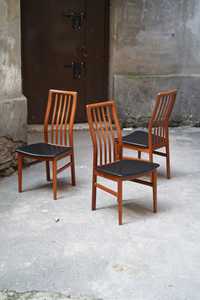Duńskie, teakowe krzesła „Kai Kristiansen” lata 60’