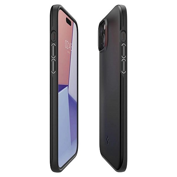 Spigen Thin Fit Iphone 15 Black