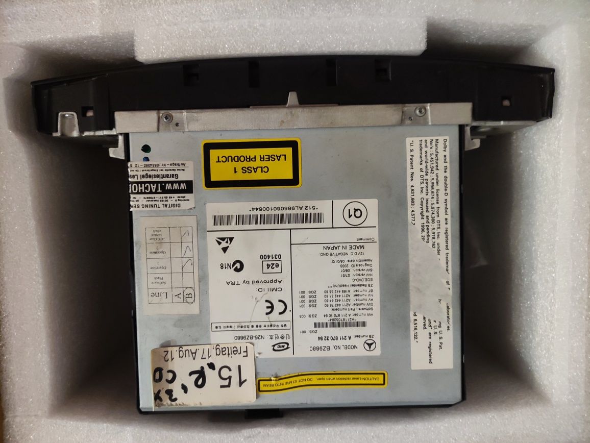 Radio nawigacja Marcedes Command w211 w219 ntg 2.5 lift idealny