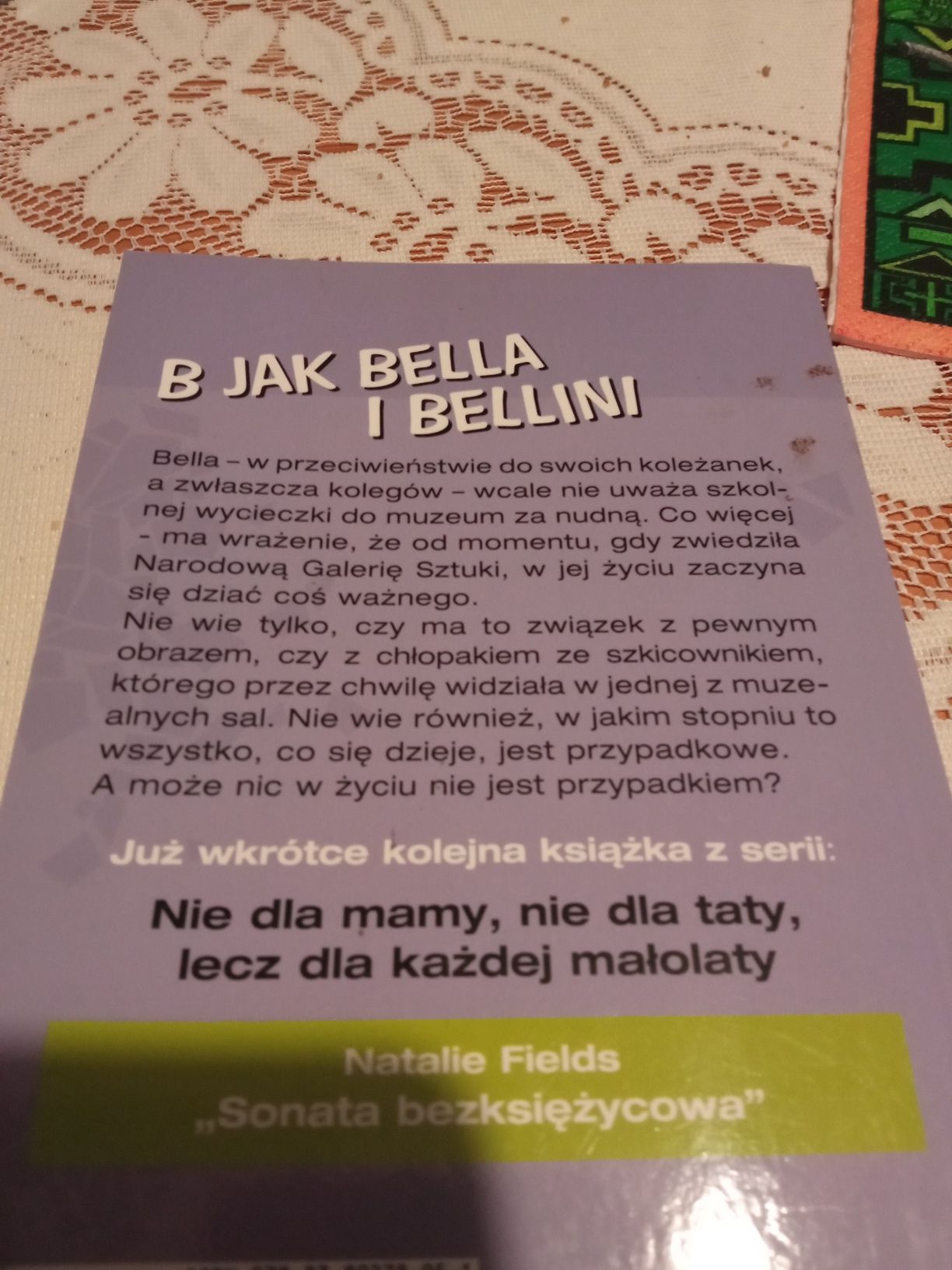 Książka dla małolaty: B jak Bella i Bellini